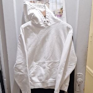 Billionaire Boys Club White Hooded Sweater with Relaxed Fit